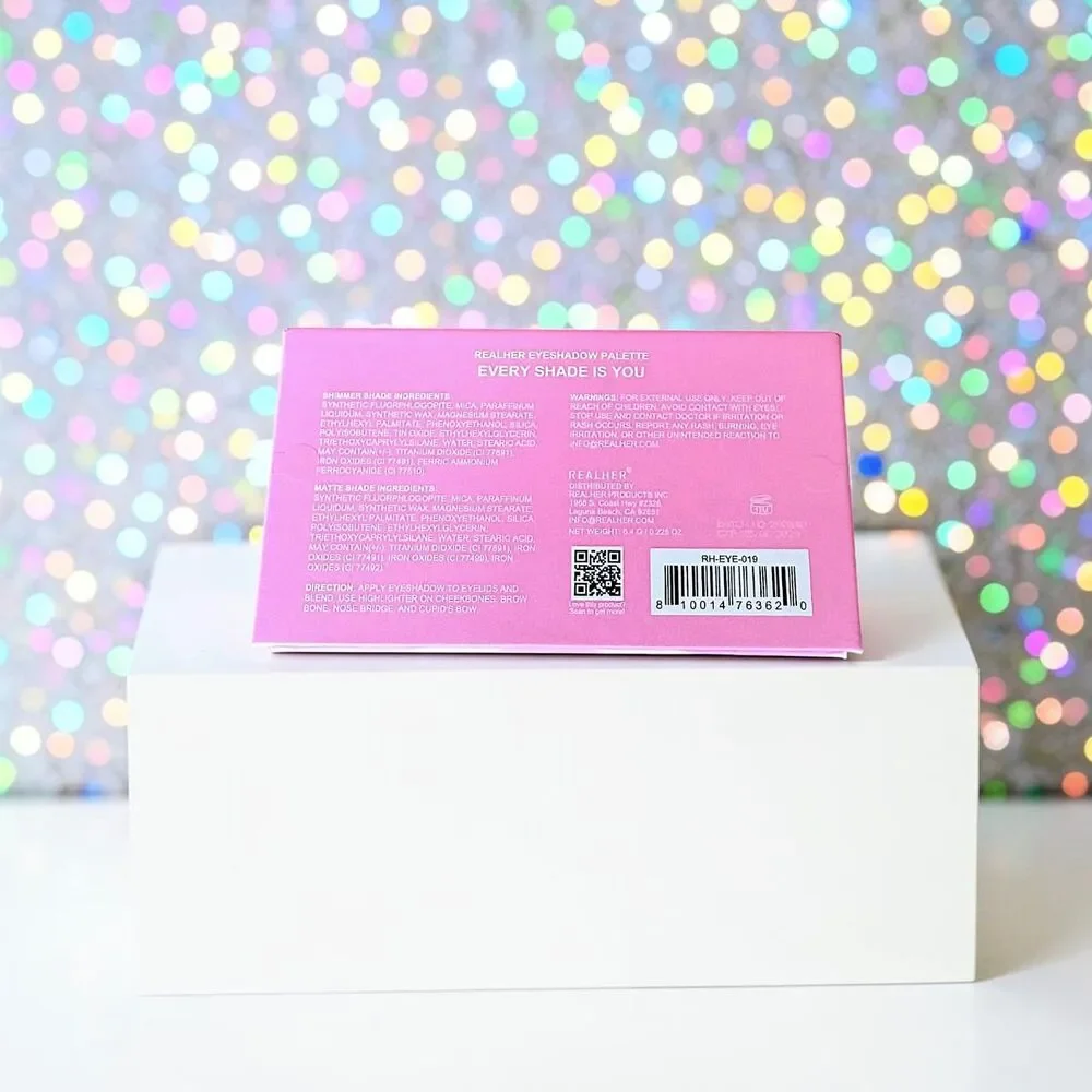 REALHER Every Shade is You Eyeshadow Palette Full Size 6.4 G 0.225 OZ NWOB